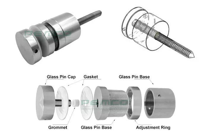 Standoff Glass Railing 13