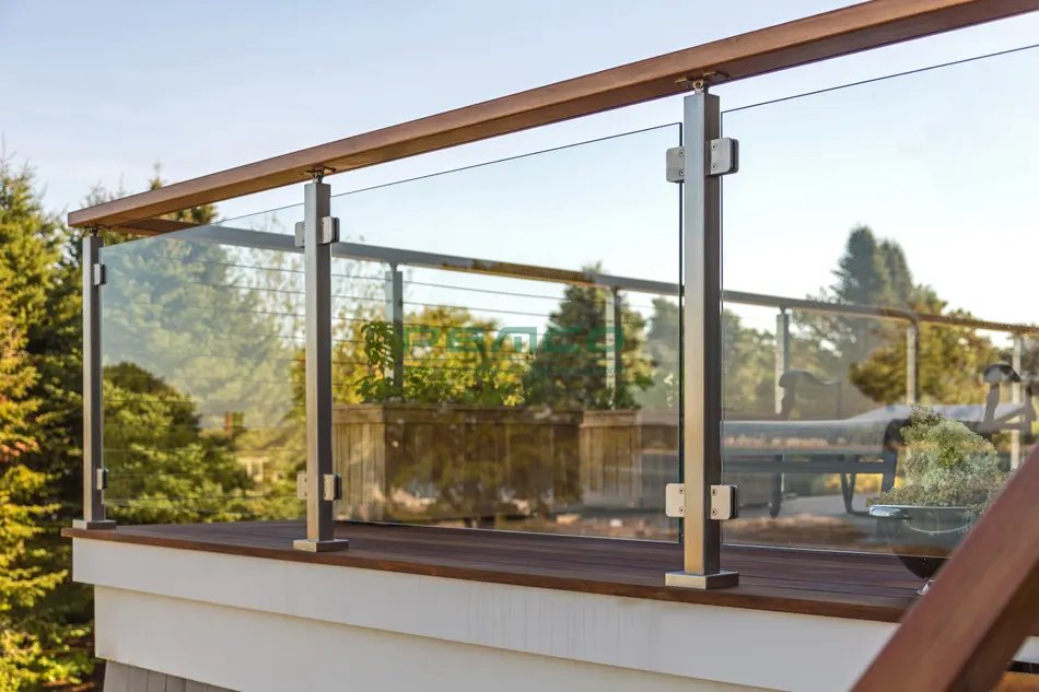 deck glass railing