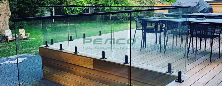 Terrace Glass Spigot Railing Case