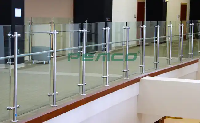spider glass clamp terrace railing outdoor